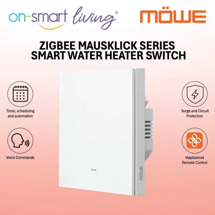 MOWE Zigbee Mausklick Series Smart Water Heater Switch MW786Z