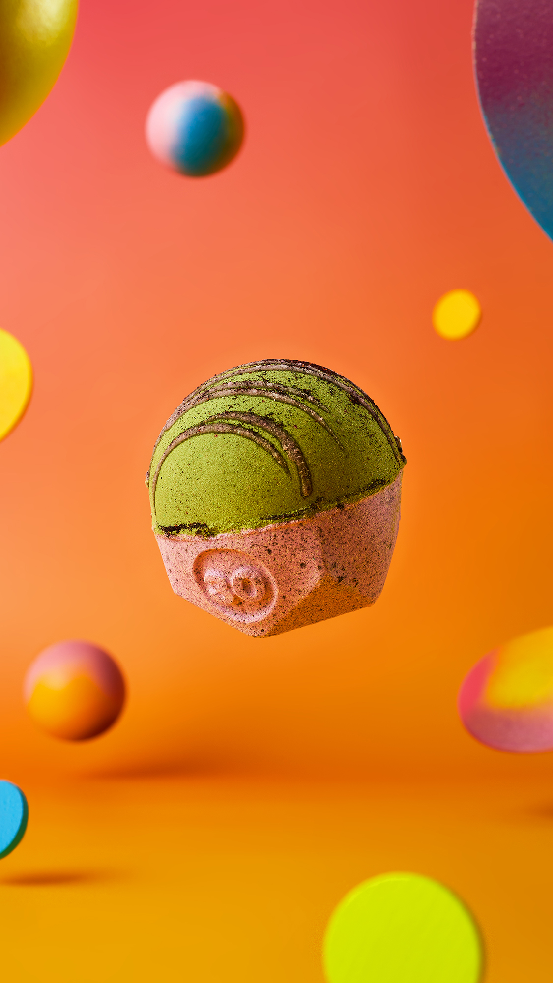 Blueberry Matcha Oat Latte