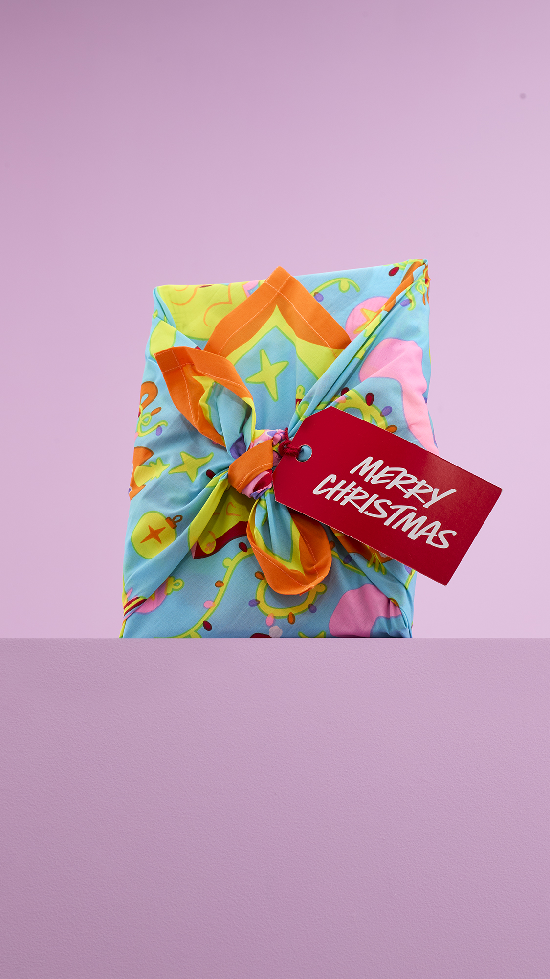 Purrrfect Christmas Knot Wrap