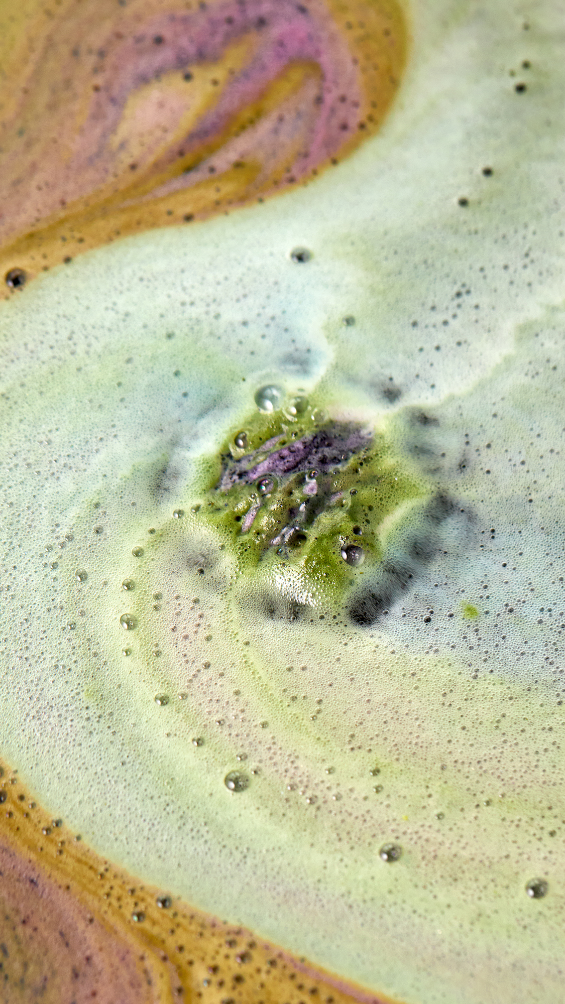 Blueberry Matcha Oat Latte