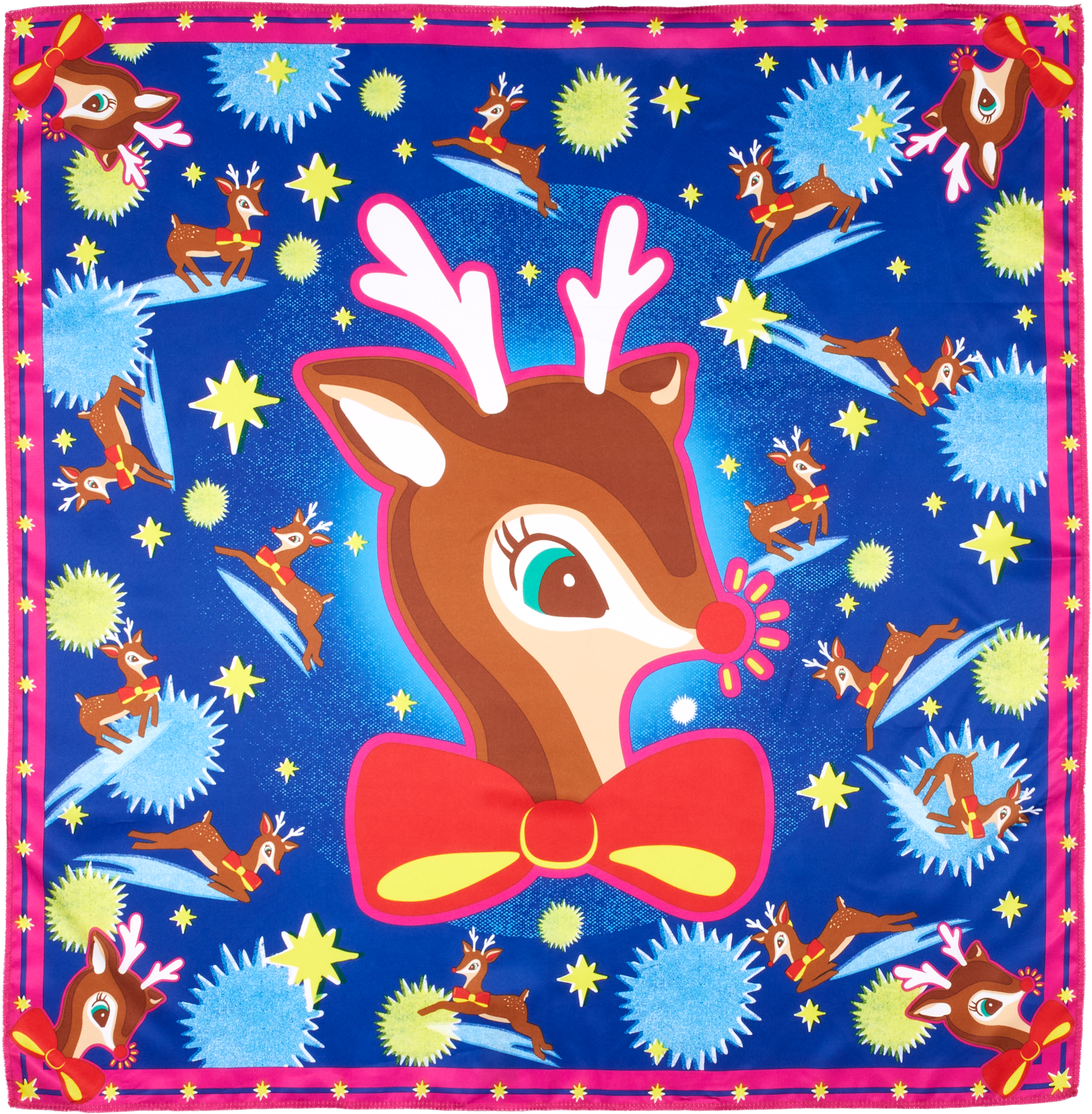 IT'S CHRISTMAS DEER KNOT WRAP