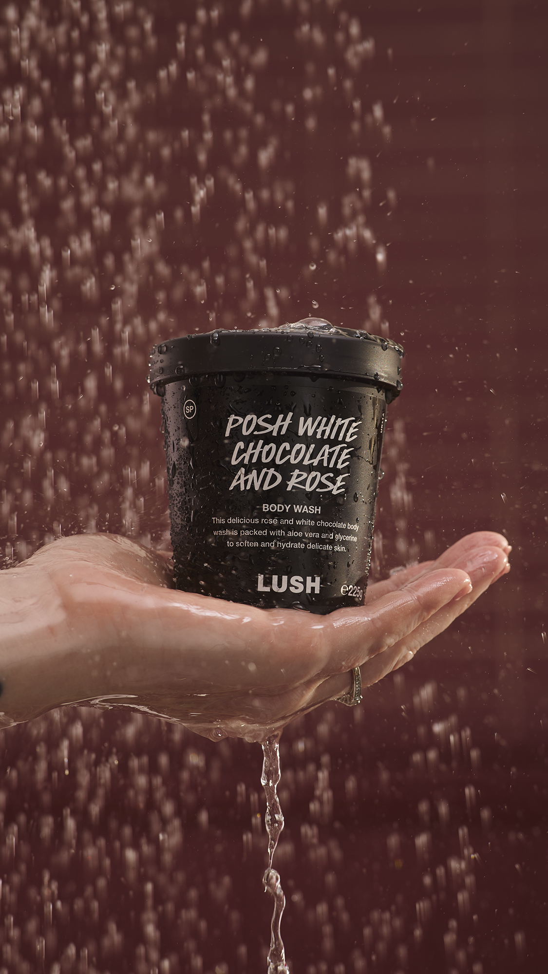 POSH WHITE CHOCOLATE AND ROSE BODY WASH