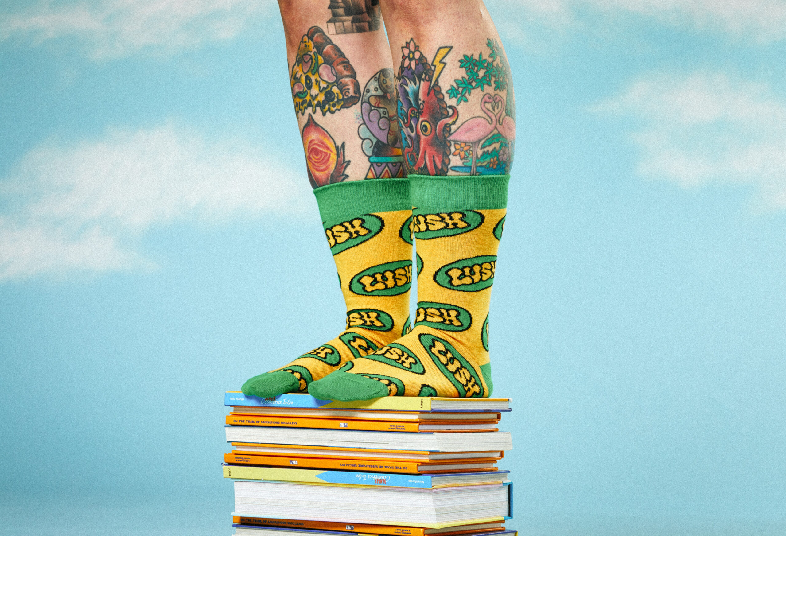 Retro Bubble Lush - Socks