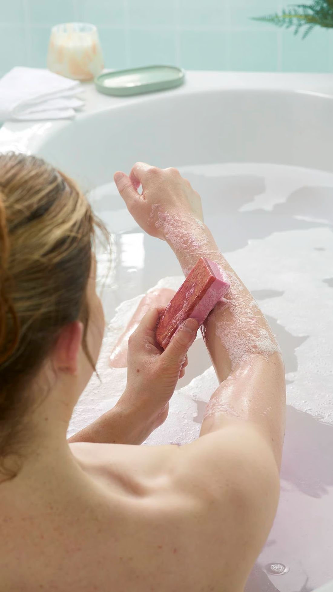 THE GOOSE'S GOLDEN EGG SLICE SOAP