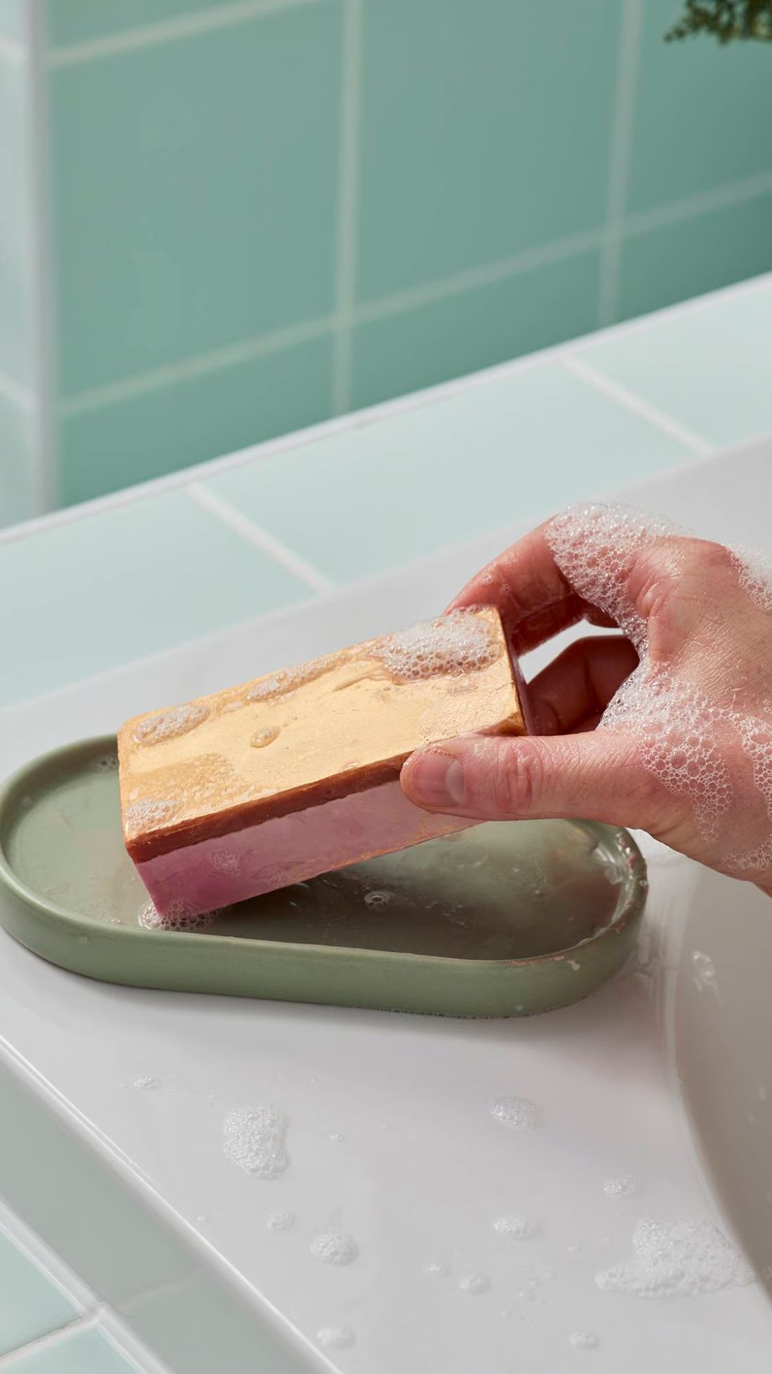 THE GOOSE'S GOLDEN EGG SLICE SOAP