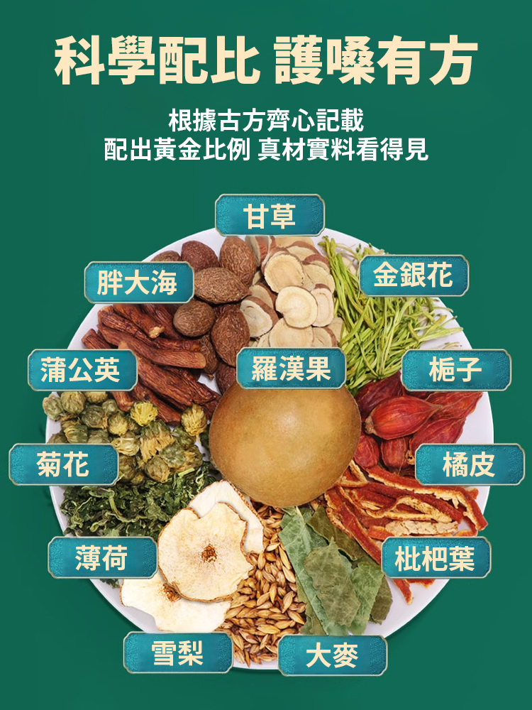 胖大海羅漢果雪梨茶