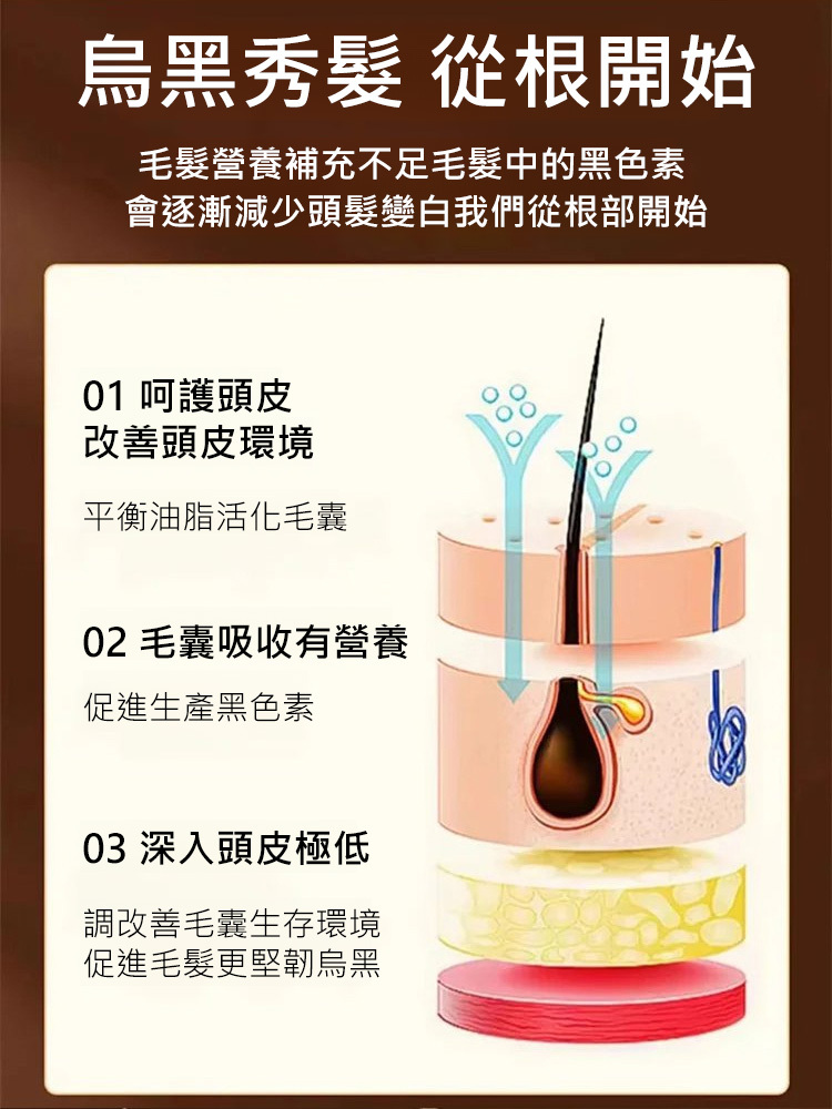 【急喝急黑】參苓烏密顆粒