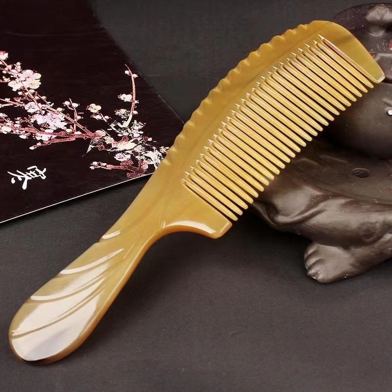 純天然牛角梳髮梳按摩梳