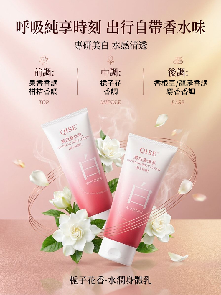 【越抹越白】嫩白身體乳養出發光肌
