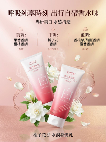 【越抹越白】嫩白身體乳養出發光肌