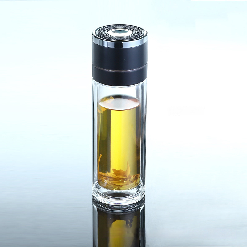 【一鍵開蓋】隔熱耐高溫茶水分離杯