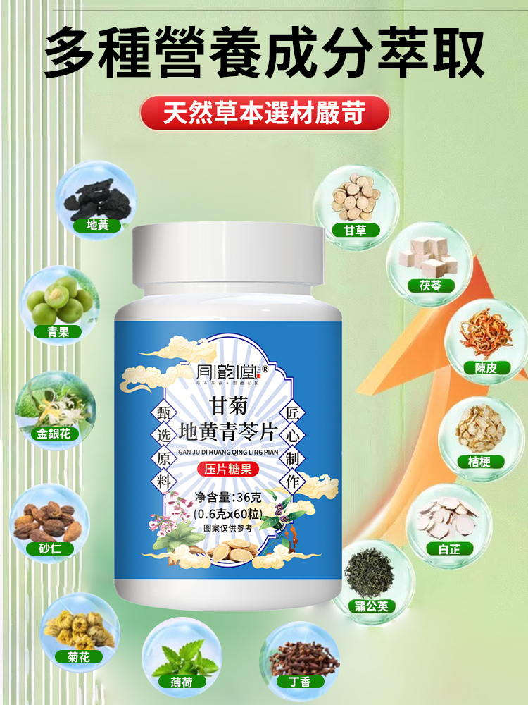 甘菊地黃青苓片