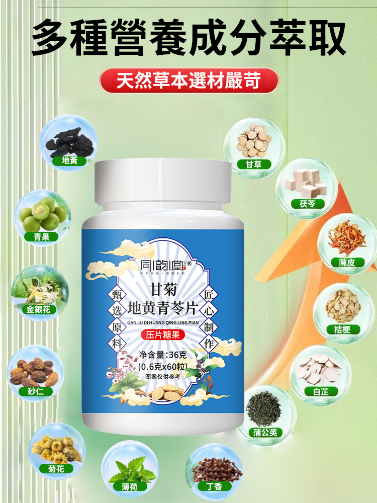 甘菊地黃青苓片