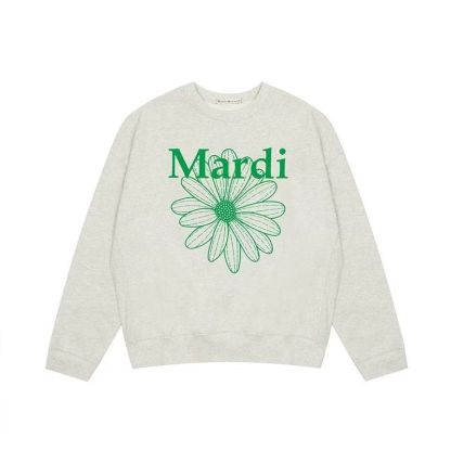 時尚刺繡小雛菊圓領衛衣