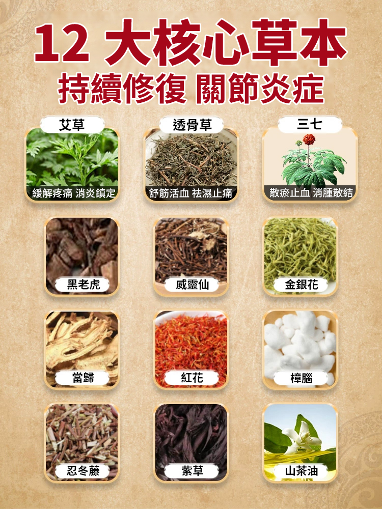 草本萃取古法止痛透骨膏