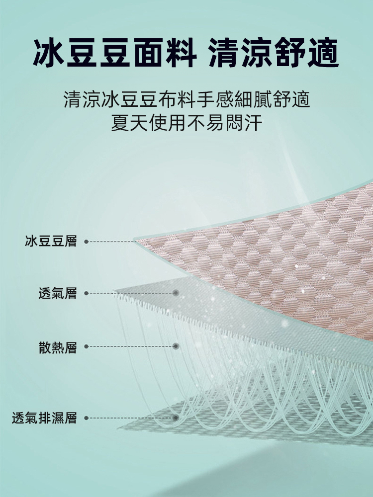 冰絲涼感護腰護頸椎靠枕