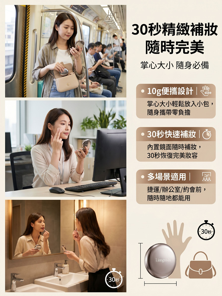 修顏絲絨粉底膏清透水潤易上妝遮瑕長效持妝自然親膚粉底液