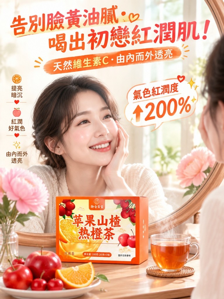蘋果山楂熱橙茶
