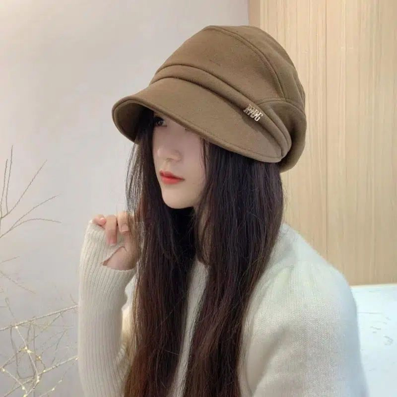 女士秋冬顯瘦漁夫帽