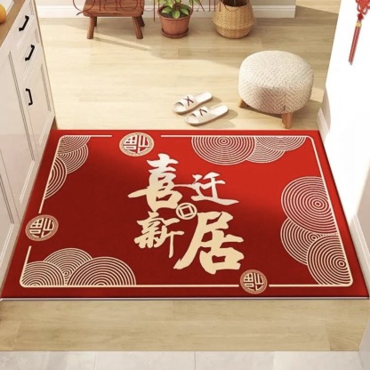 新年百福圖入戶地墊