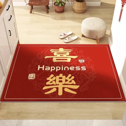 新年百福圖入戶地墊