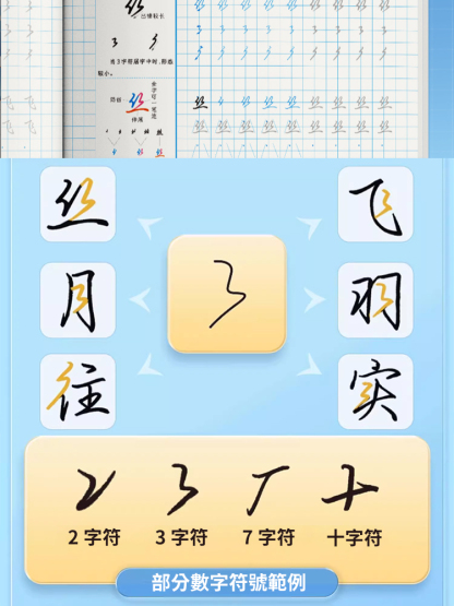 極簡行書練字帖