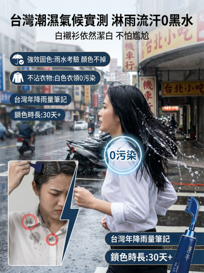 【30秒年輕20歲！ 】易染梳一梳黑染髮膏