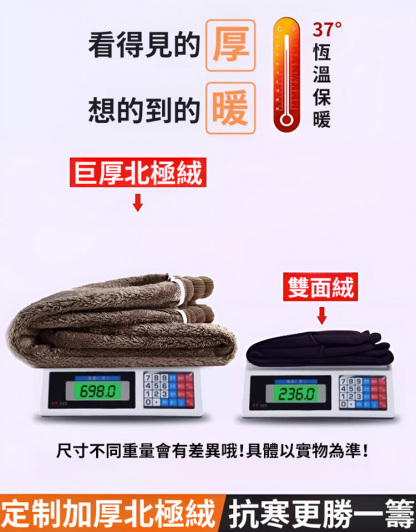 【一件過冬】加厚燈芯絨小熊衛褲