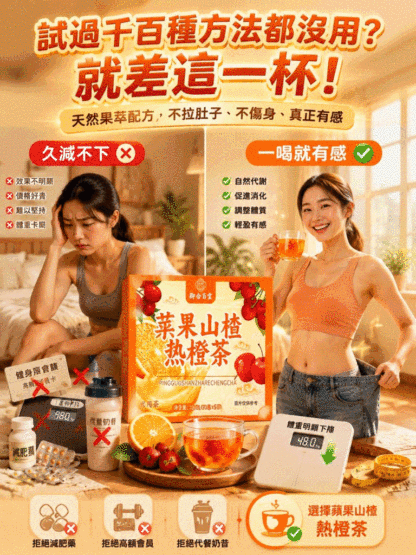 蘋果山楂熱橙茶