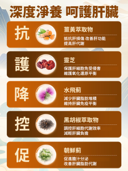 水飛薊靈芝薑黃素片