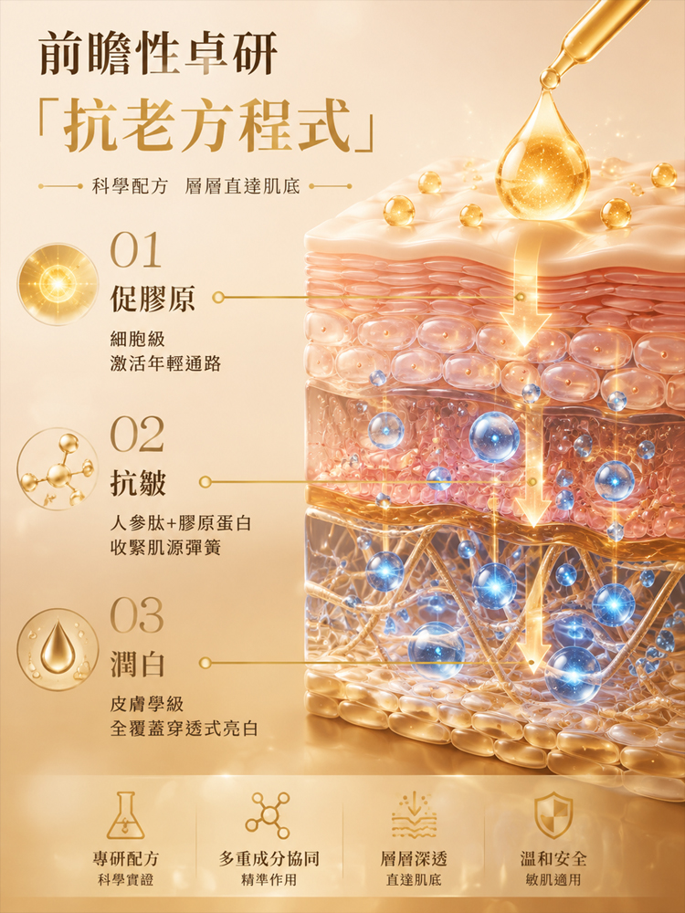 人參黃金抗皺精華液