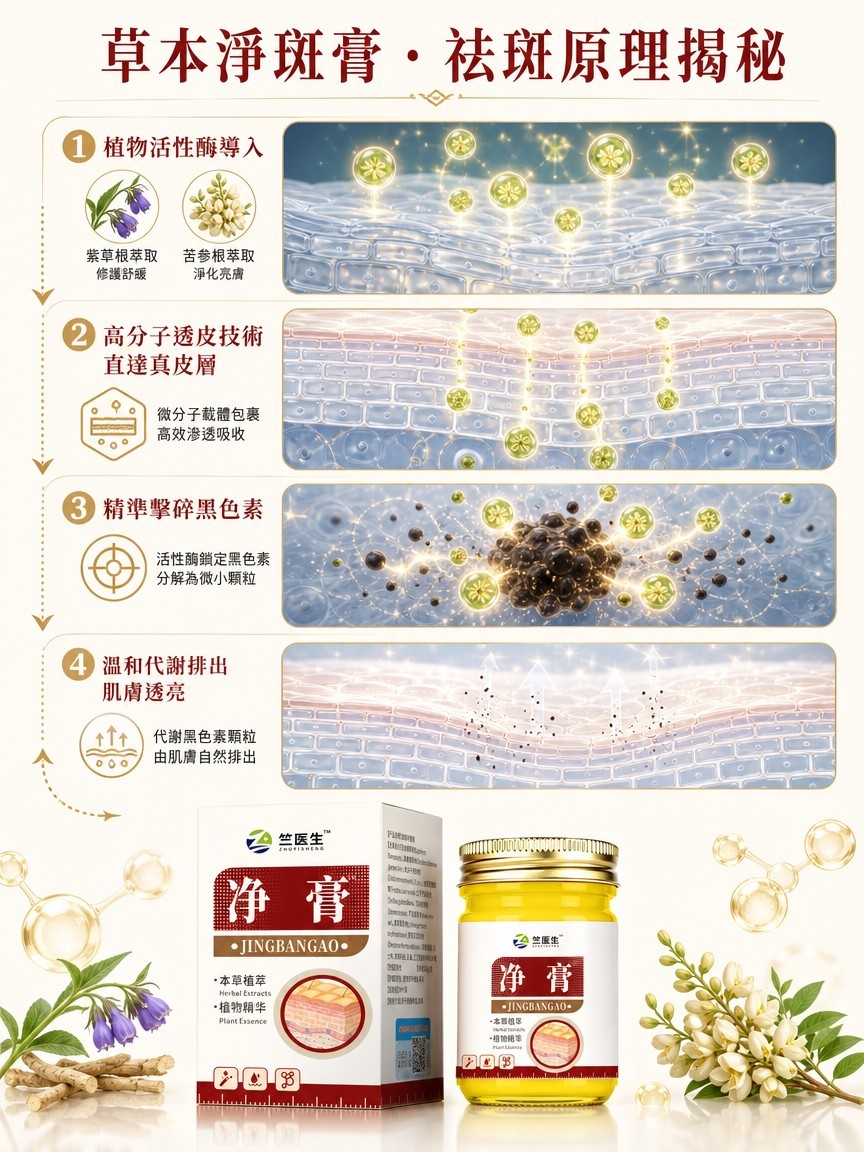 植物精華祛斑淨膏