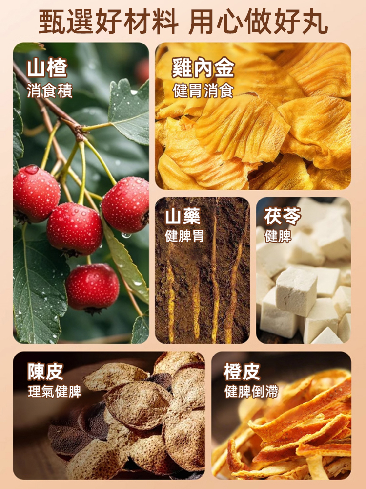 【健脾潤腸】無蔗糖雞內金六物山楂丸