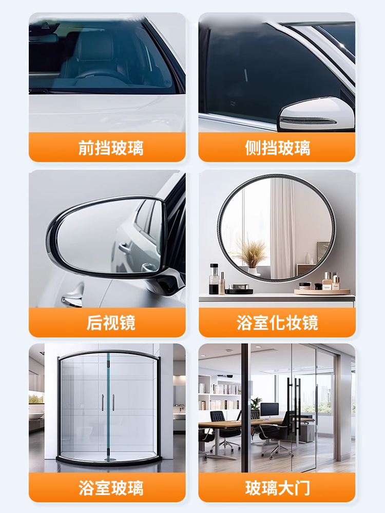 汽車清晰玻璃防雨水防霧鍍膜劑