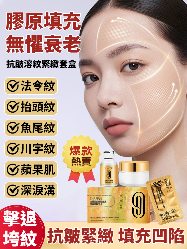 抗皺蛋白溶性緊緻套盒