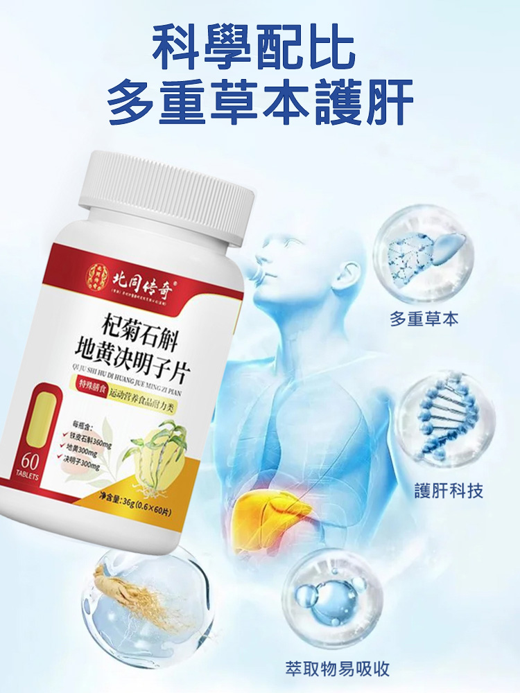  【守護眼健康】杞菊石斛地黃決明子片