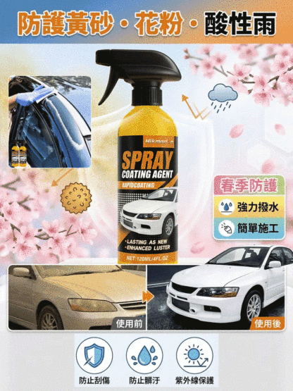 【老車變新車】汽車鍍膜噴霧