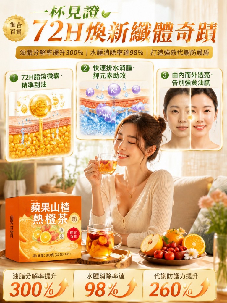 蘋果山楂熱橙茶