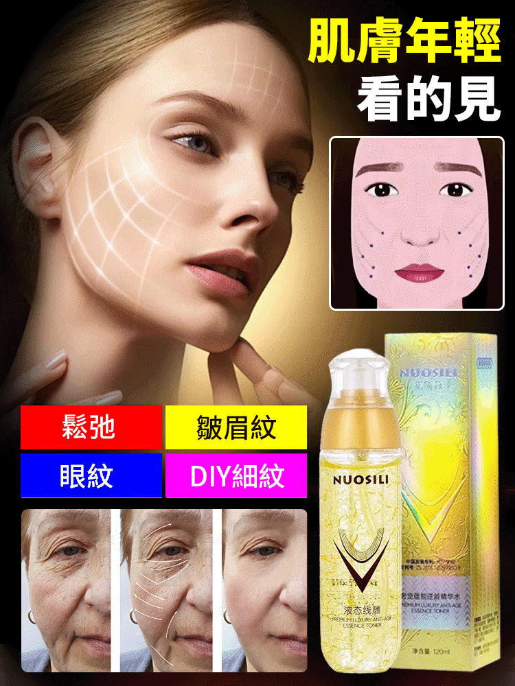 【秒去皺紋】依克多因逆齡精華
