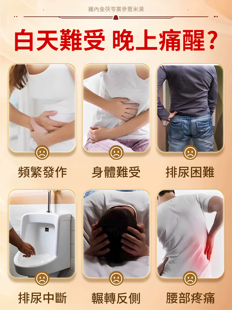 雞內金茯苓黨參薏米湯