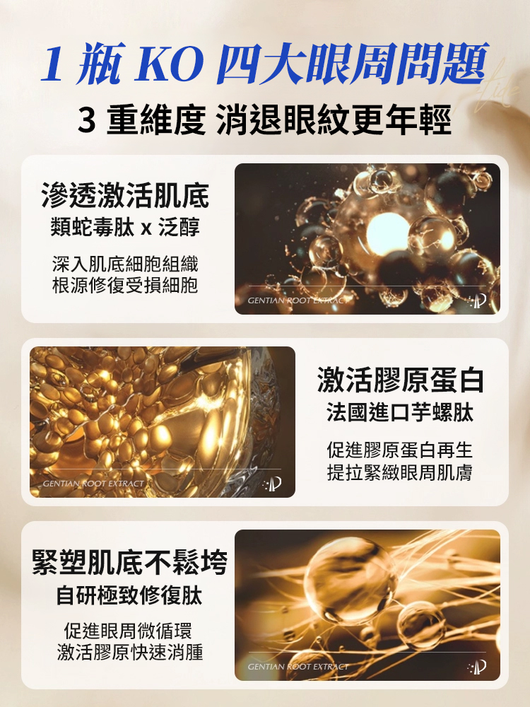 蛇毒多肽抗皺緊緻眼霜