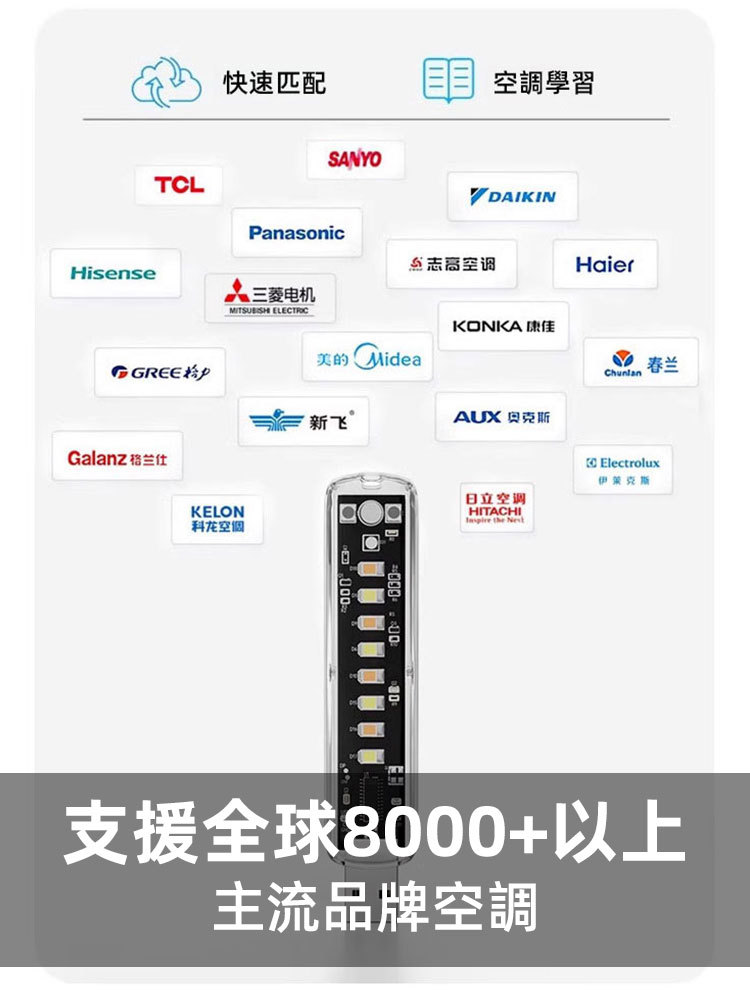 智慧語音空調搭配小夜燈