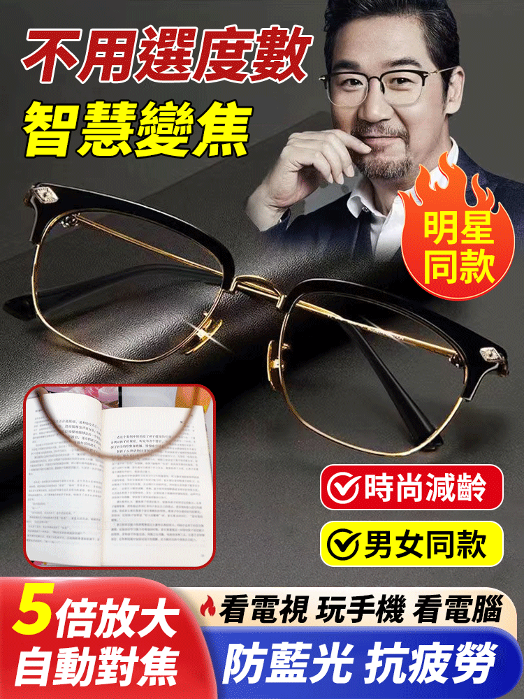 男女同款高級老花眼鏡