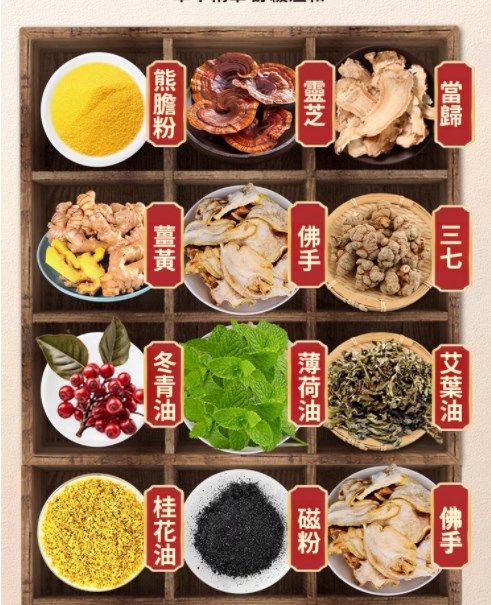 熊膽靈芝薑黃佛手護肝貼