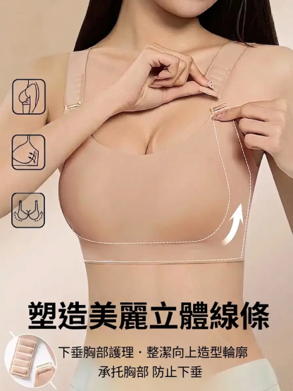 可調式無痕防垂塑型內衣
