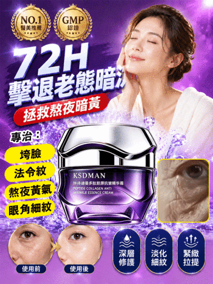 多肽膠原抗皺精華霜