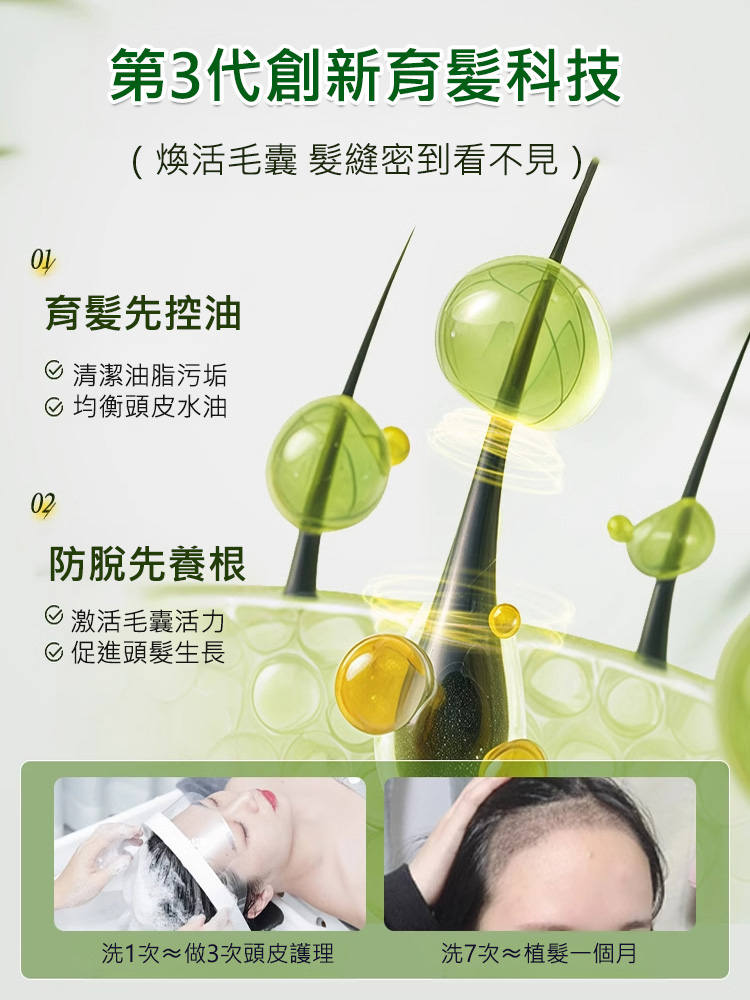 【5天生新發】防脫生髮洗髮精