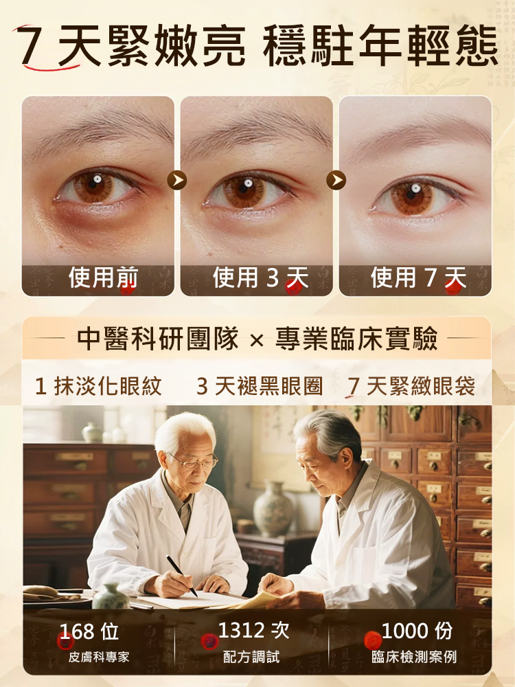 【3天不見紋】淡斑抗皺眼霜