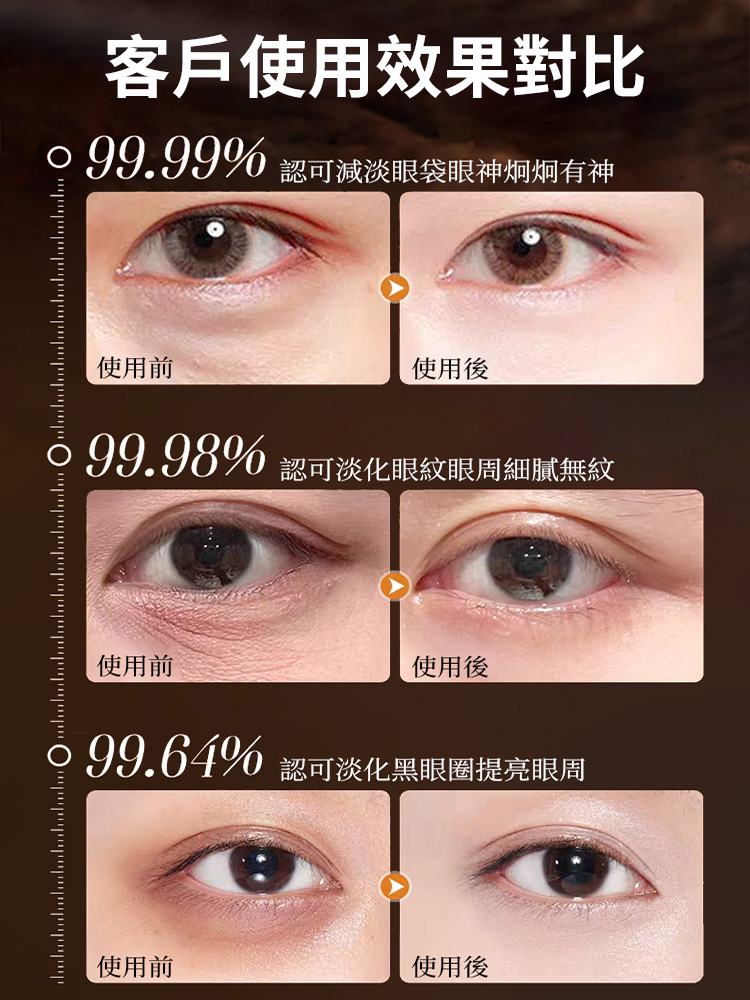 蟲草淡紋抗皺緊緻眼霜