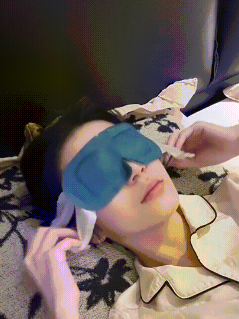 【淡眼紋助睡眠】葉黃素熱敷眼罩